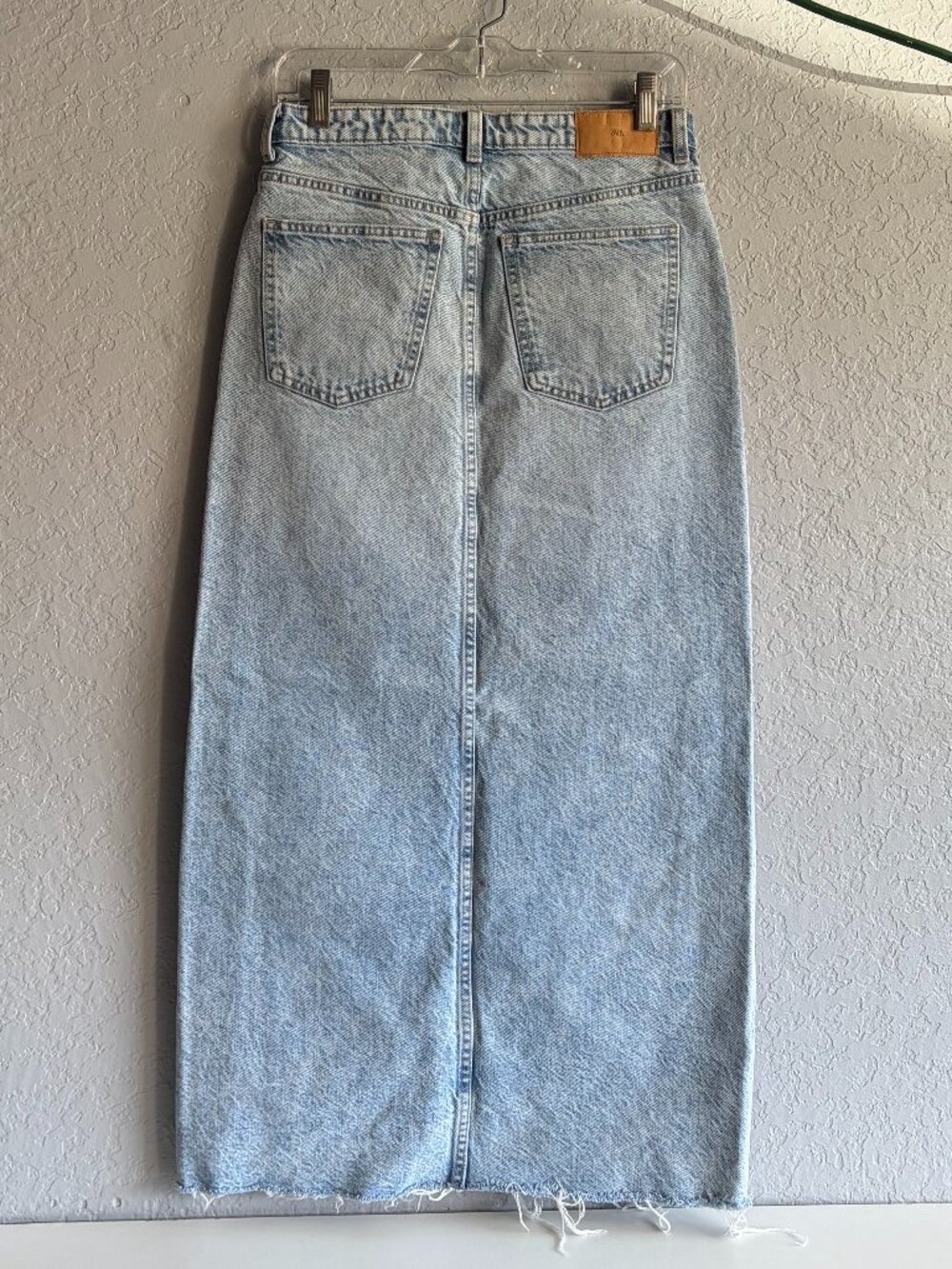 Zara Light Wash Denim Maxi Skirt - Picture 2 of 3